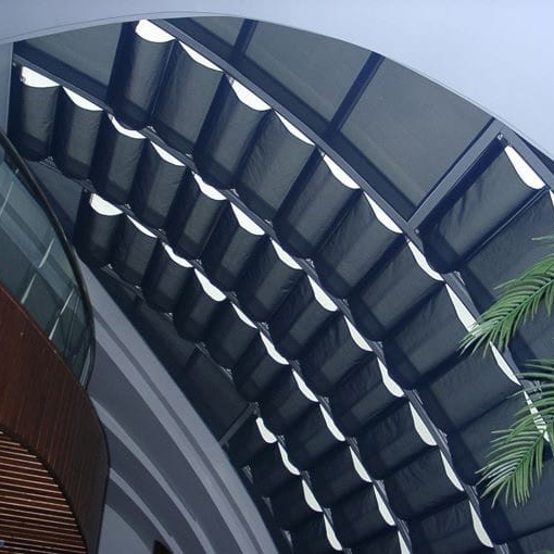 Akustik stor perde uygulaması 5